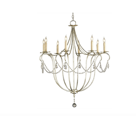 Coventry Crystal Beaded Chandelier - Two Sizes Chandelier 