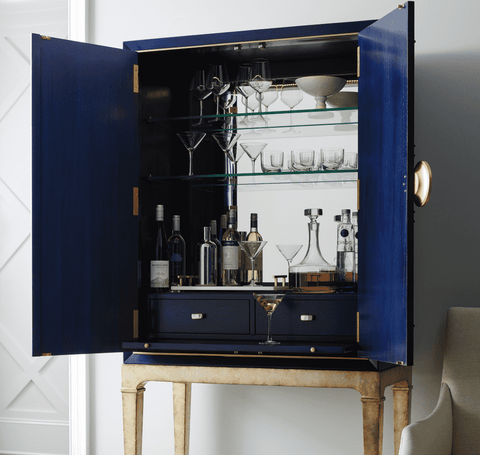 Curaco Cobalt Blue Bar Cabinet – Our Boat House
