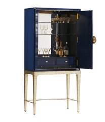 Curaco Cobalt Blue Bar Cabinet Bar Cabinet 