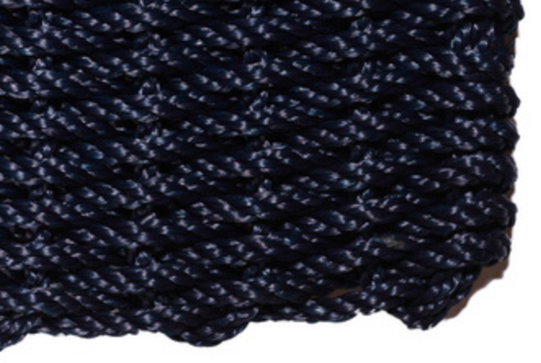 Rope Doormat - Dark Navy Solid