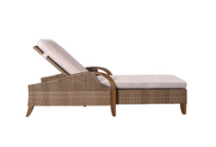 Eastern Shores Woven & Teak Outdoor Adjustable Chaise