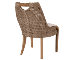 Eastern Shores Woven & Teak Outdoor Dining Side Chair