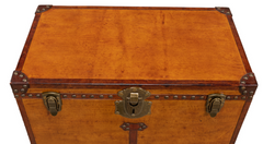 Fenwick Leather Box Side Table
