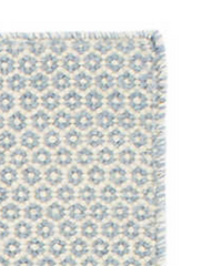 Honeycomb French Blue/Ivory Woven Rug