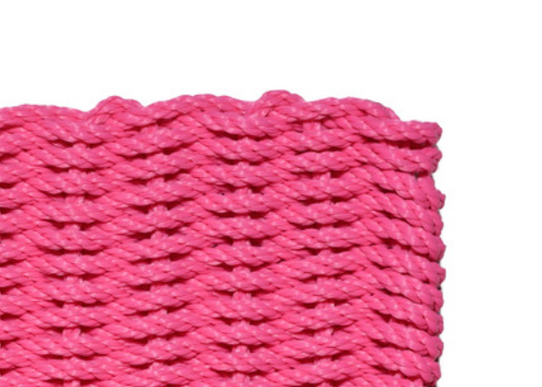 Rope Doormat - Hot Pink Solid