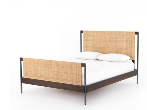 Mara Vista Iron & Cane Bed - Two Sizes