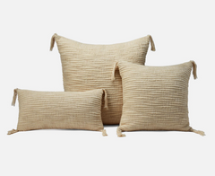 Juno Woven Natural Pillows - Set of Two