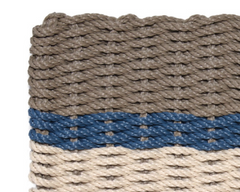 Rope Doormat - Kiawah Coastal Stripe