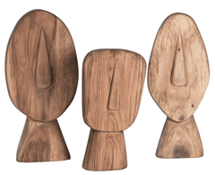 Kuta Carved Masks - Set of Three Decor 