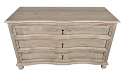 Laila Curved Front Three-Drawer Chest