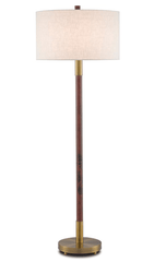 Lancaster Mahogany Floor Lamp Floor Lamp 