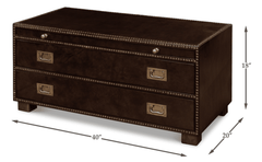 Lauren Leather Chest Coffee Table