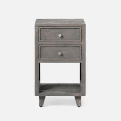 Augustine Nightstand - Light Grey (Two Sizes)