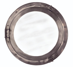 Bronze Porthole Mirror - Cabin or State Room Size