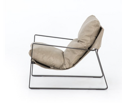 Palermo Coastal Sling Lounge Chair - Umber Natural