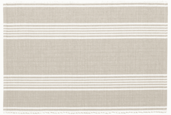 Bistro Stripe Placemats s/4 - Four Colorways Tabletop 14x19 Platinum 