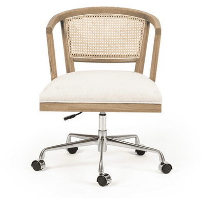 Rattan Retro Office Chair Desk Chair 