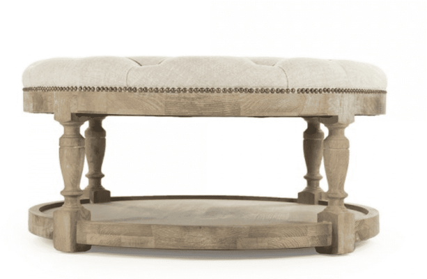 Redmond Tufted Round Cocktail Table