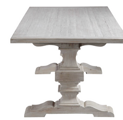 Remington Large Extension Recycled Wood Dining Table - White