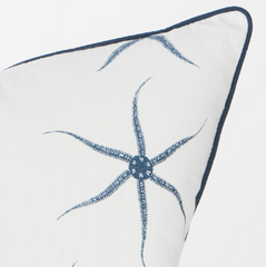 Brittle Sea Star Pillow - Navy