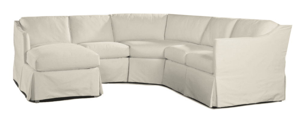 South Seas II Outdoor Slipcovered Sectional w/Lounge