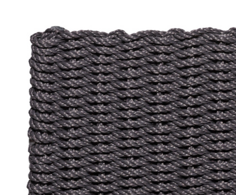 Rope Doormat - Slate Gray Solid