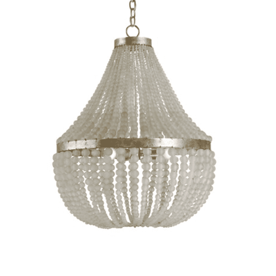 Somerset Frosted Glass Bead Chandelier - Large