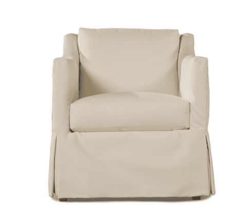 South Seas II Outdoor Slipcovered Swivel Lounge Chair