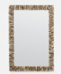 Montego Stacked Oyster Shell Mirror