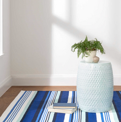Sunny Stripe Blue -  Indoor/Outdoor Rug