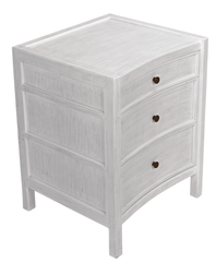 Sea Watch Three Drawer Bedside Chest