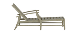 Cape Cod  Chaise Lounge - Oyster Teak