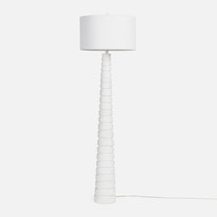 Tula Tapered White Floor Lamp