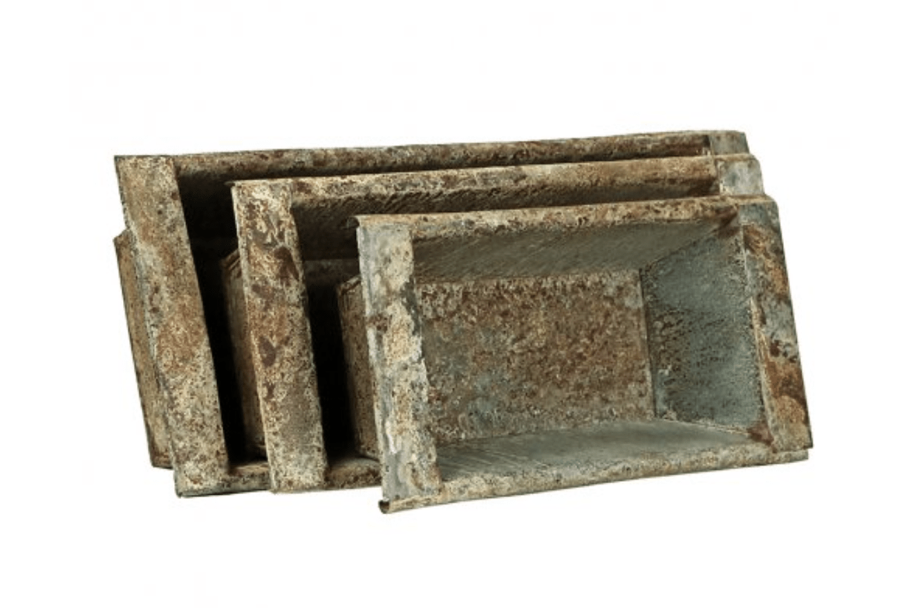 Vintage Iron Troughs - s/3 - Our Boat House